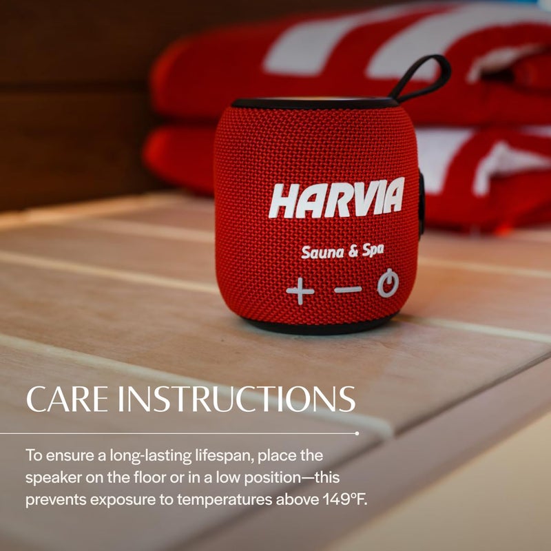 Almost Heaven Saunas Almost Heaven Bluetooth Sauna Speaker, Portable Waterproof Speakers with Heat Resistance, Designed for Wet & Dry Saunas, Wireless Bluetooth Speaker with USBC Charging, Made for Indoor & Outdoor Saunas - Image 5